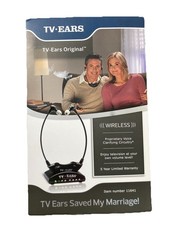 TV Ears Original Voice Clarifying TV Listening System Wireless Analog 11641