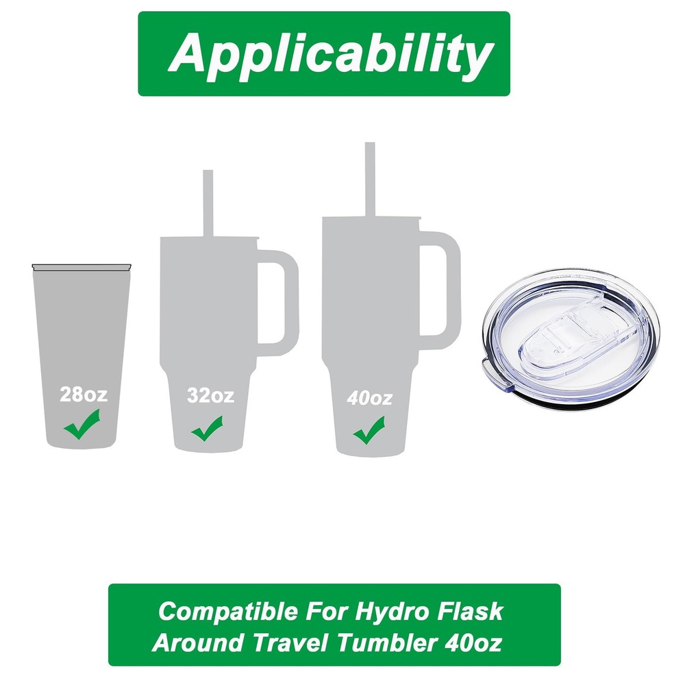 Hydro Flask 40oz Tumbler Replacement Lid - Leakproof & Durable