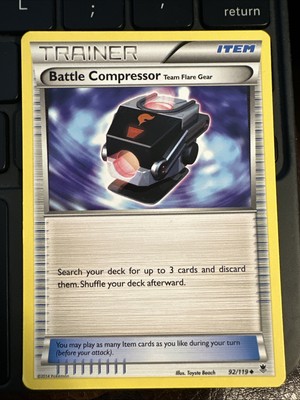 battle compressor pokemon card Battle Compressor 92/119 XY-Phantom Forces Regular