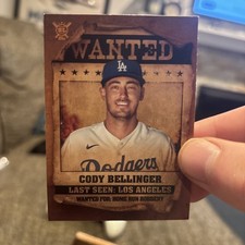 2021 Topps Big League Wanted #WT-6 Cody Bellinger Baseball Card