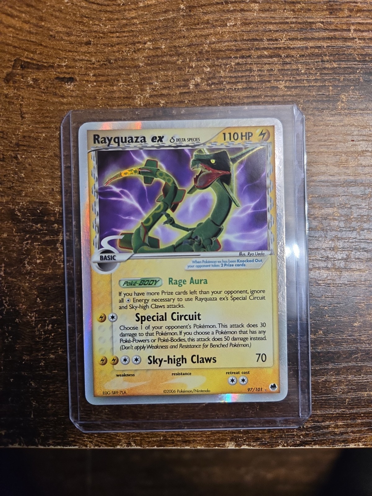 Rayquaza EX (Delta Species) 97/101 Dragon Frontiers Holo