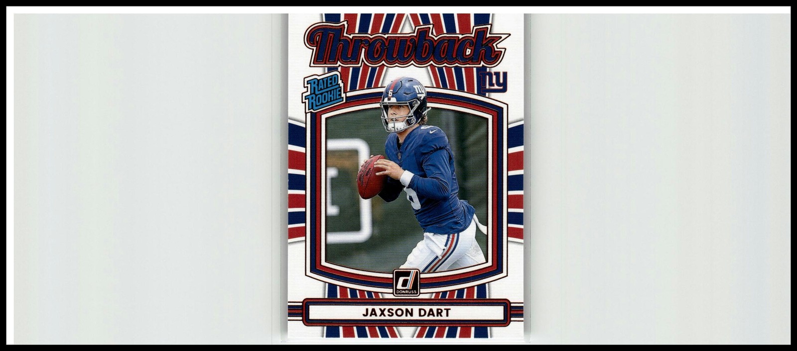 2025 Donruss #41 Jaxson Dart Rated Rookies Throwback