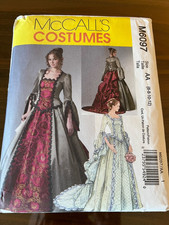 McCall s M6097 UNCUT AA Victorian Costume Sewing Pattern Size 6-12