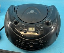 Memorex Portable CD Player AM/FM Radio MP3221 Tested Works Cord Not Included