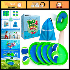 Upgraded Toss Catch Ball Game Set - Outdoor Beach Pool Toys for Kids 3-12 Year