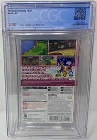 CGC Graded Pokemon Shining Pearl NEW Switch (1022744010, 9.9 A++)