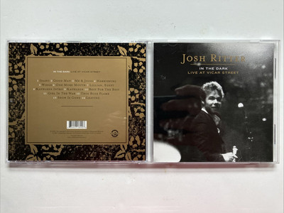 Josh Ritter - In the Dark - Live At Vicar Street CD - Like New Condition