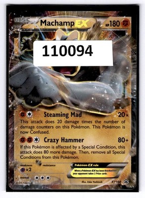 (110094) MACHAMP EX XY108 Pokemon XY Black Star Holofoil Promo Card
