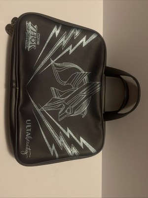 Marvel Studios Ulta Beauty Thor Love and Thunder Navy  and Silver Cosmetics Bag
