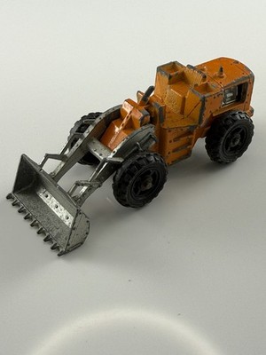 Vintage 1970s Majorette Tractor Front Loader Die Cast Metal France M655 Toy