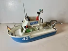 Vintage Playmobil Toy Police Ship Set 7872