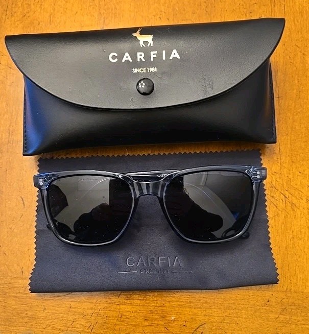 Carfia Women Sunglasses CA5354 COL.C05  Polarized Italy Color Grey Case Napkin