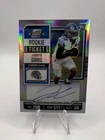 2023 Contenders Optic Jahmyr Gibbs RC Ticket Silver VARIATION Auto Lions READ!