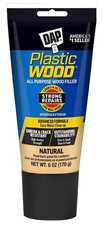 DAP Plastic Wood Filler 6 oz Natural Latex All Purpose Wood Repair RTU