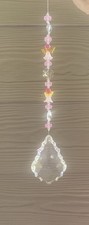 Swarovski Crystal Prism Suncatcher / Wind Chime / Car Charms