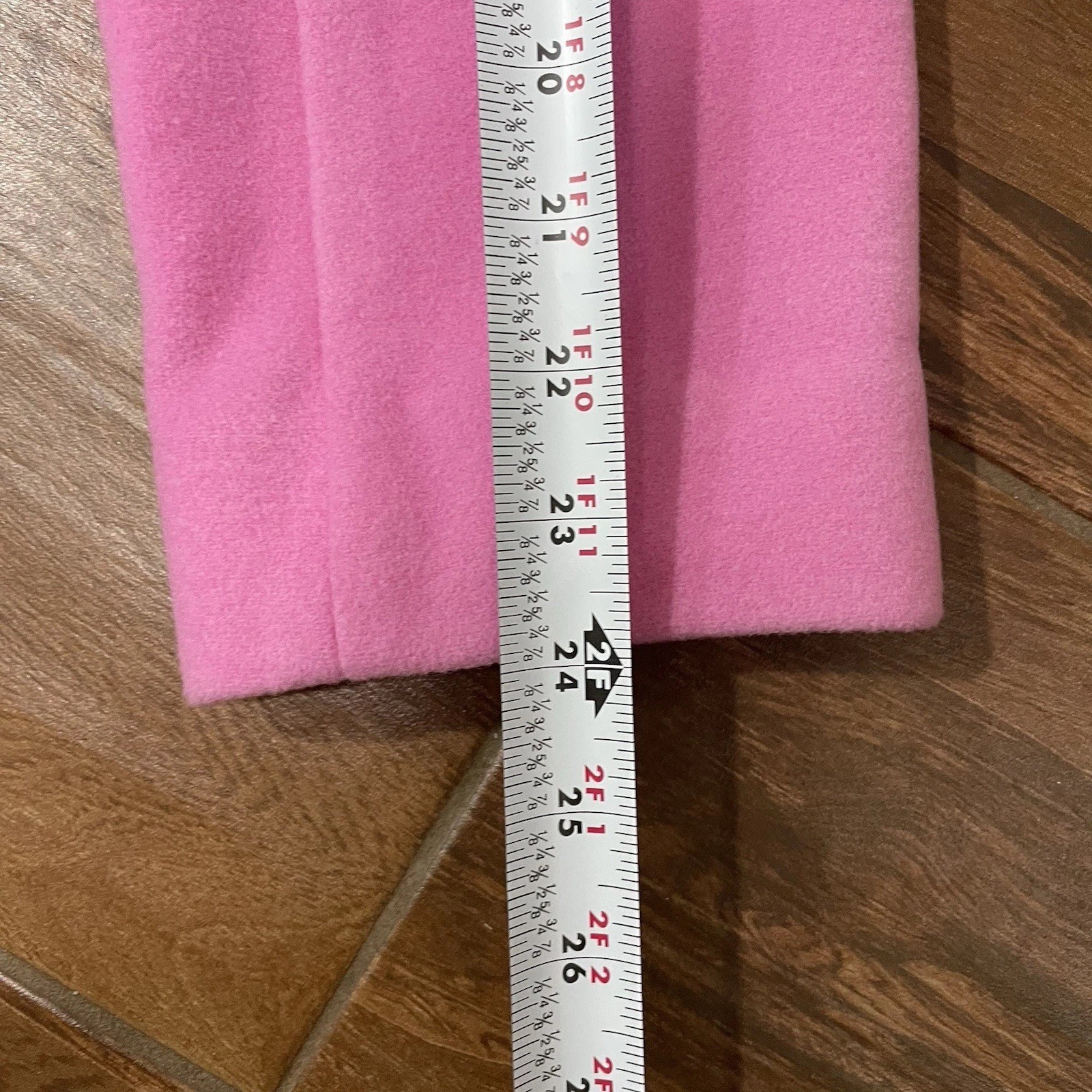 Austin Reed Virgin Wool Cashmere Women 14 Pink Wrap Jacket Classy Luxury NWOT