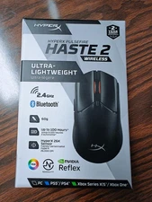 HyperX Pulsefire Haste 2 - Wireless Gaming Mouse (Black) HP Brand New Sealed NIB