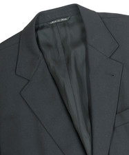 Men's 42 R Canali Proposta Black 100 Wool Sport Coat Blazer Jacket