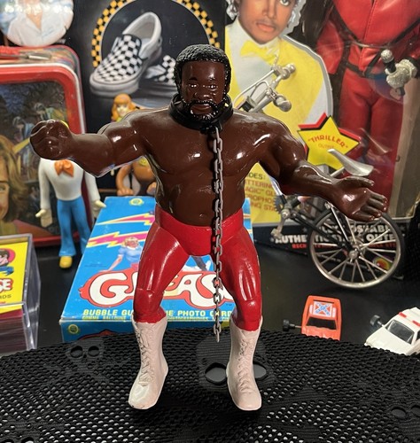 80s Vintage LJN Titan Sports WWF Junk yard Dog Act...