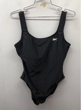 Reebok Women's Black Low Scoop Back One Piece Swimsuit NWT Size M