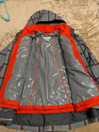 Columbia Whirlibird Interchange 3-in-1 Jacket Grey Plaid XL image 6