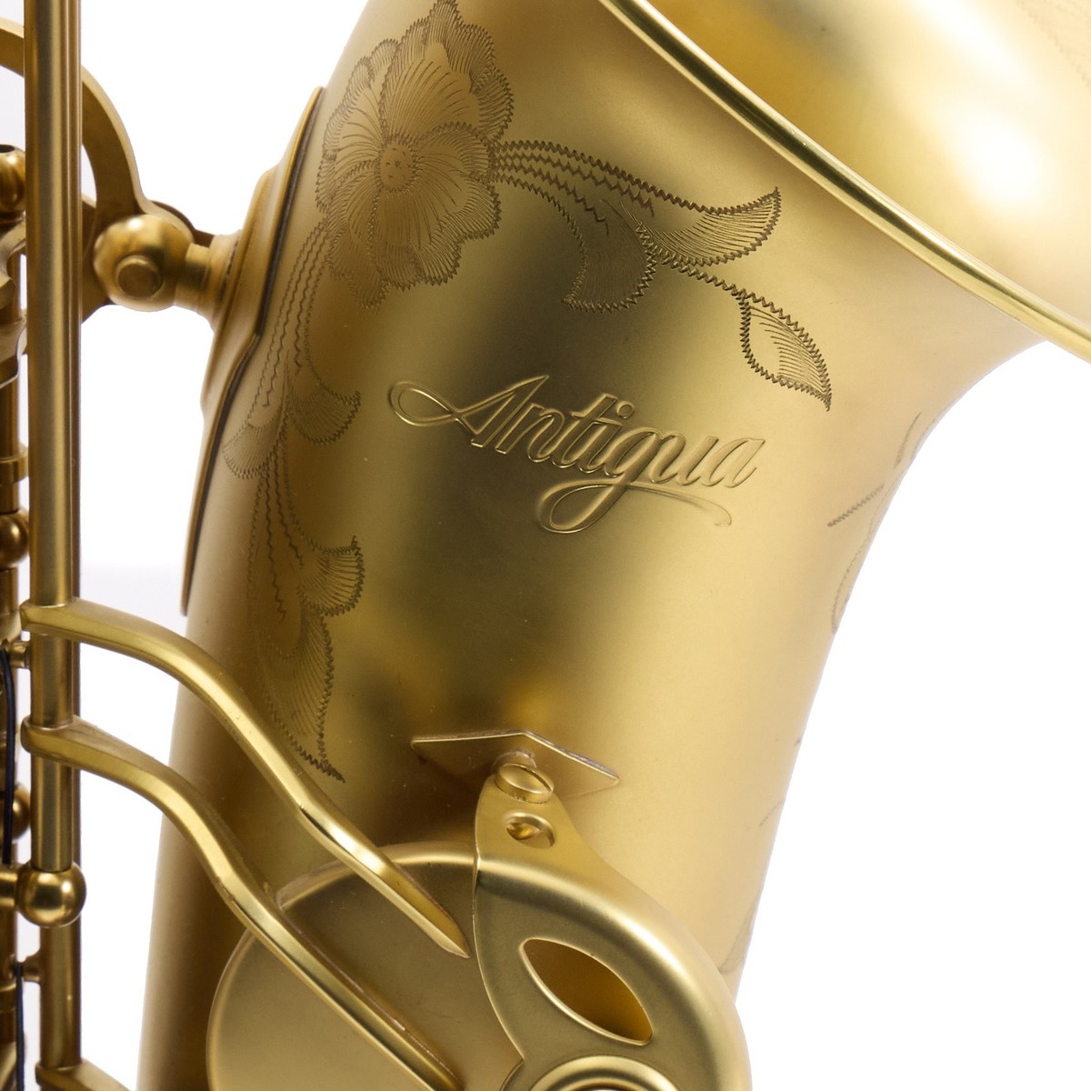 Antigua Winds Model AS4348CU Alto Saxophone in Unlacquered Brass
