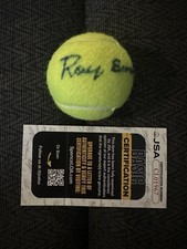 Roy Emerson Signed Tennis Ball Autographed JSA Authentication COA