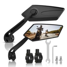 360 Adjustable Rotatable Wide Angle Bicycle Mirrors for 22mm-25mm Handlebars