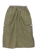 ✅ Stradivarius gonna per le signore taglia 44, XL verde oliva di cotone ✅