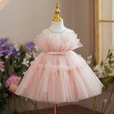 Flower Girl Wedding Puffy Birthday Host Performance Dress Fashion Gown
