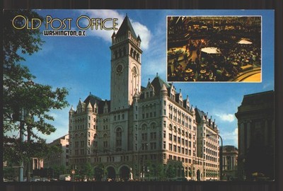 Unposted old post office Washington DC 12th St Postcard Vtg