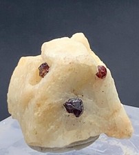 60 Cts Lovely Spessartine Garnet crystal in Albites from skardu Valley  Pakistan