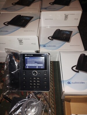 Touchscreen VoIP Mobilteile Restposten 8 nagelneue und ovp Audiocodes 450HD!! 