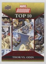 2016 Upper Deck Marvel Annual Top 10 Story Arcs Red Foil card TS-3 Thor vs Odin
