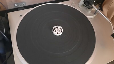 Adaptateur Pour Disques Vinyles - Fits Most Turntables - Noir En Plastique - Neuf