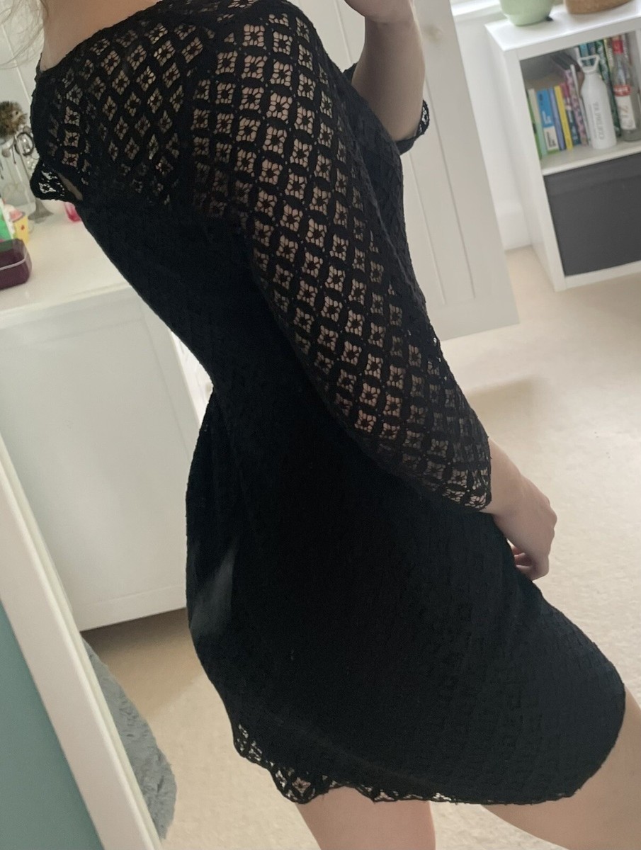 Jack Wills lace black mini dress, long-sleeved | eBay Jack Wills lace black mini dress, long-sleeved | eBay