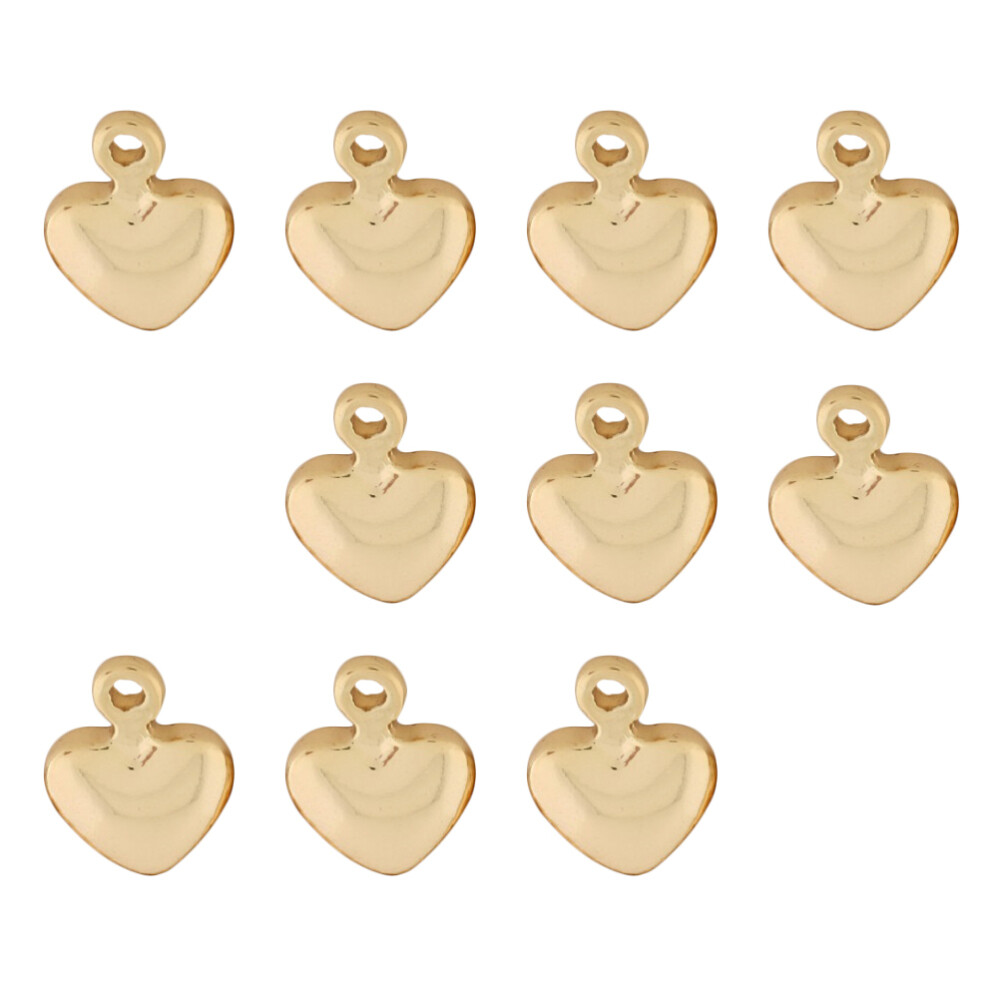 Julie Wang 200-teiliges Anhänger Set Gold - 5-30mm Schmuck Bastelzubehör Für DIY