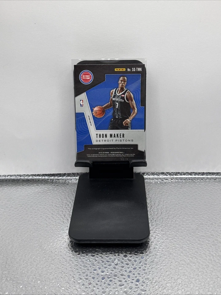 2019-20 Panini Prizm - Signatures Silver Prizm #SG-TMK Thon Maker (AU) - Image 2 of 2