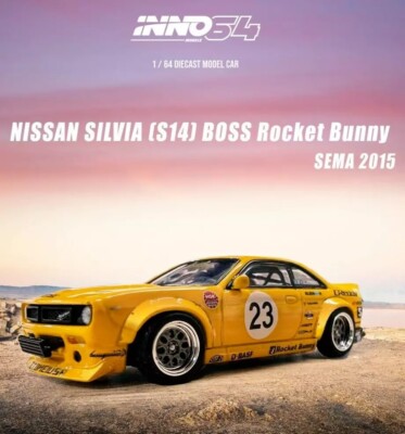 1:64 Inno64 Nissan Silvia S14 Boss Rocket Bunny Sema 2015 by Raceface-Modelc.