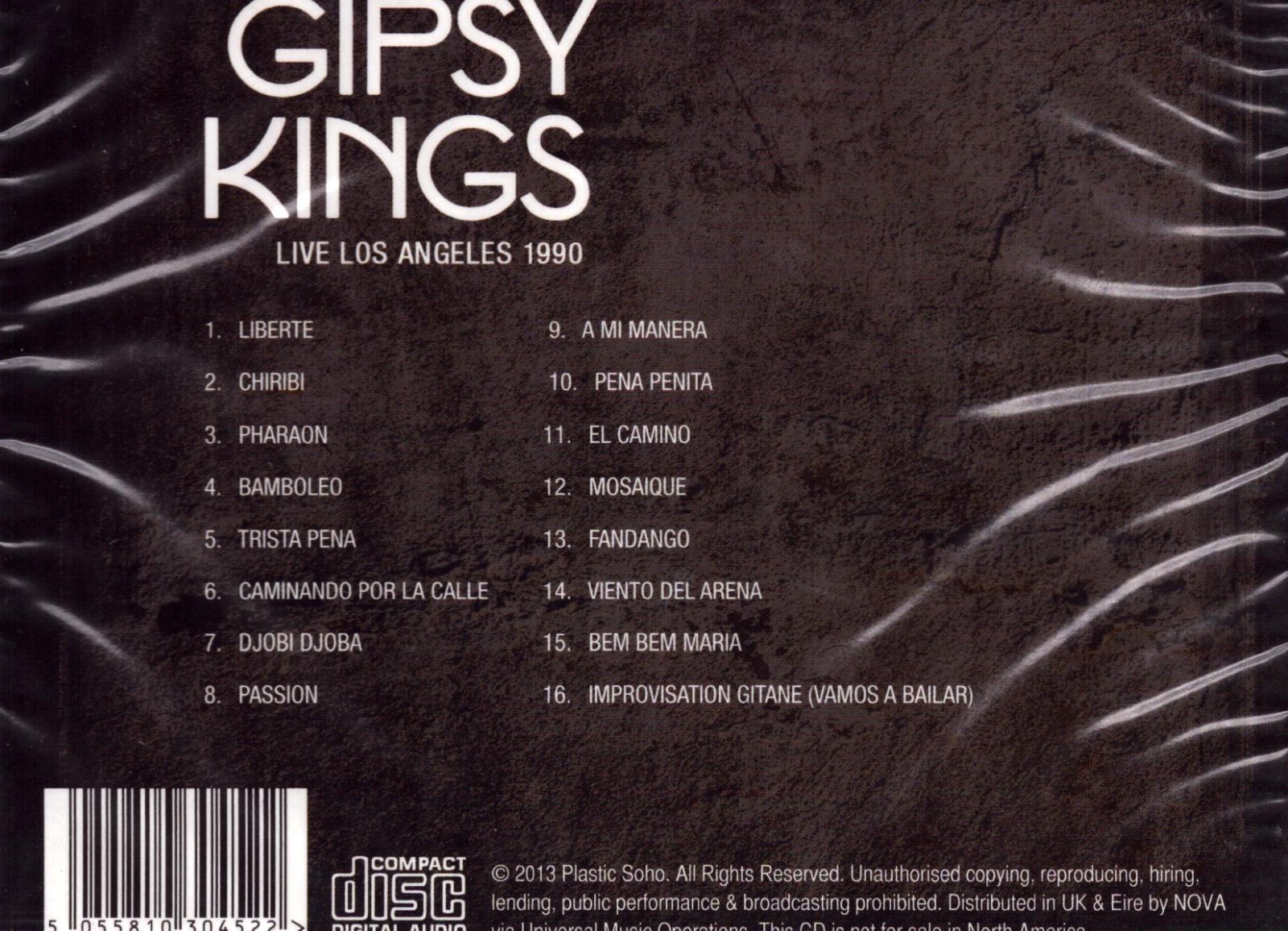 CD: Gipsy Kings – Live Los Angeles 1990 (2013) - Brand New & Sealed