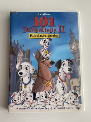 101 Dalmatians II: Patch s London Adventure (DVD, 2003, w/Insert) Disney