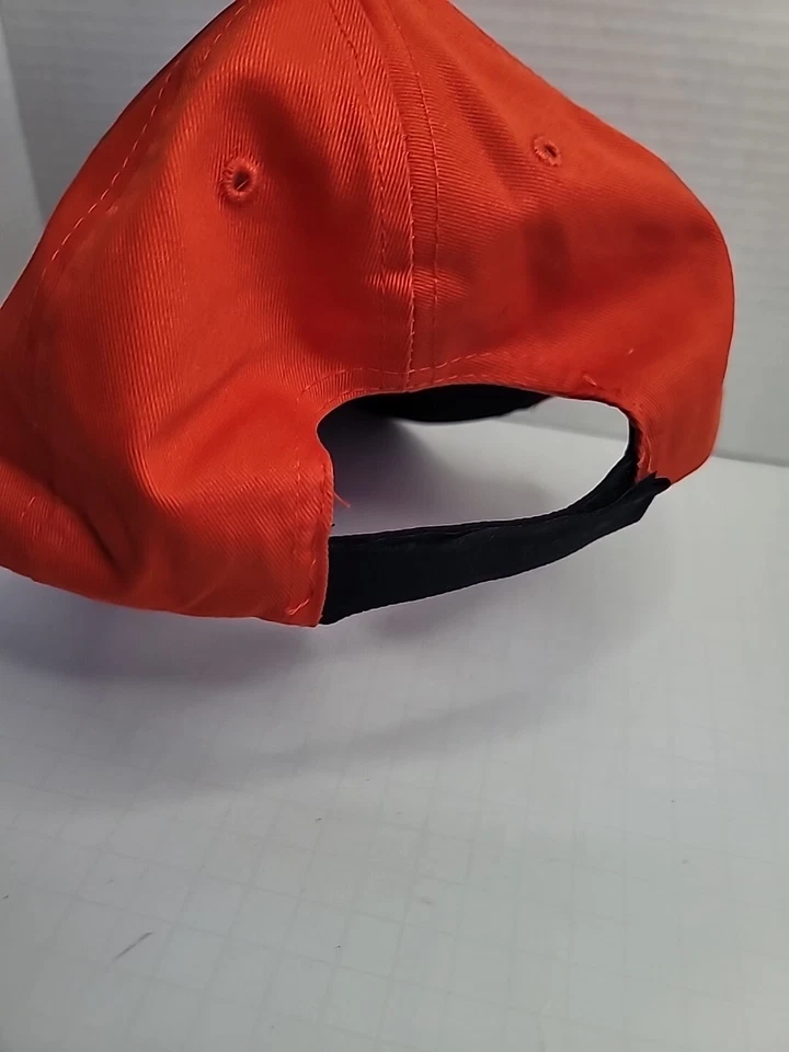 Birmingham Bulls Hat Cap Coca Cola Metal Heads Orange Black Adjustable GUC - Image 4 of 4