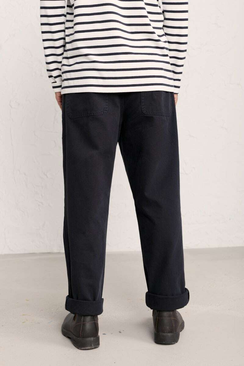 Seasalt Men's Trousers navy Men's Journeyman Trousers Regular