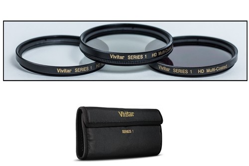 3-Pc UV PL & FLD Filter Kit For Olympus OM-D E-M5 E-M10 Mark II Pen E-PL7 E-PL6 - Picture 6 of 8