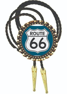 Route Rt 66  Bolo Tie Men's Neckties Gift for Dad