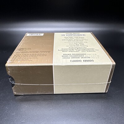 Mahler 10 Symphonien Symphonies, Abbado [DG, 12 CD Box Set] CDs