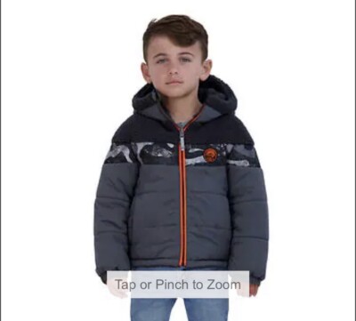 Gerry Kids Reversible Gray Jacket Size 5