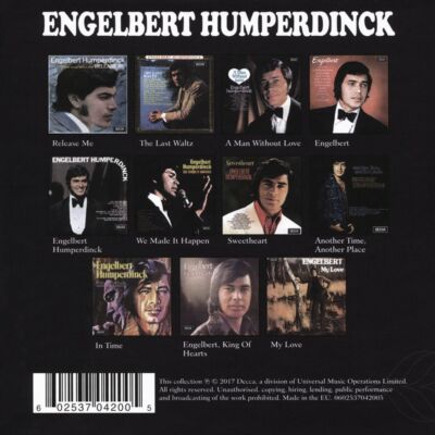 ENGELBERT HUMPERDINCK COMPLETE DECCA STUDIO ALBUMS NEW CD