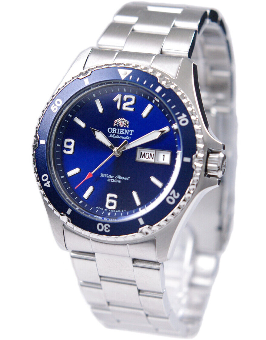 ORIENT Mako SAA02002D3 Sports Mechanical Automatic Watch Blue Dial