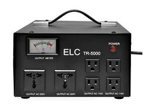 ELC 5000 Watt Voltage Regulator with Transformer - Step Up/Down - 110v to 220...